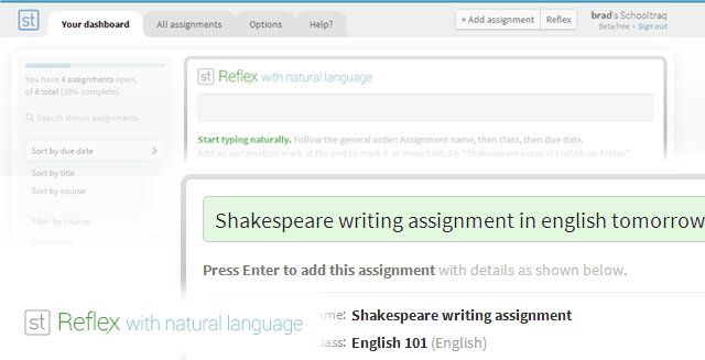 Schooltraq dashboard